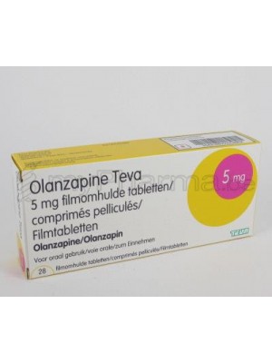 Olanzapine Teva 5 mg. 28 tablets